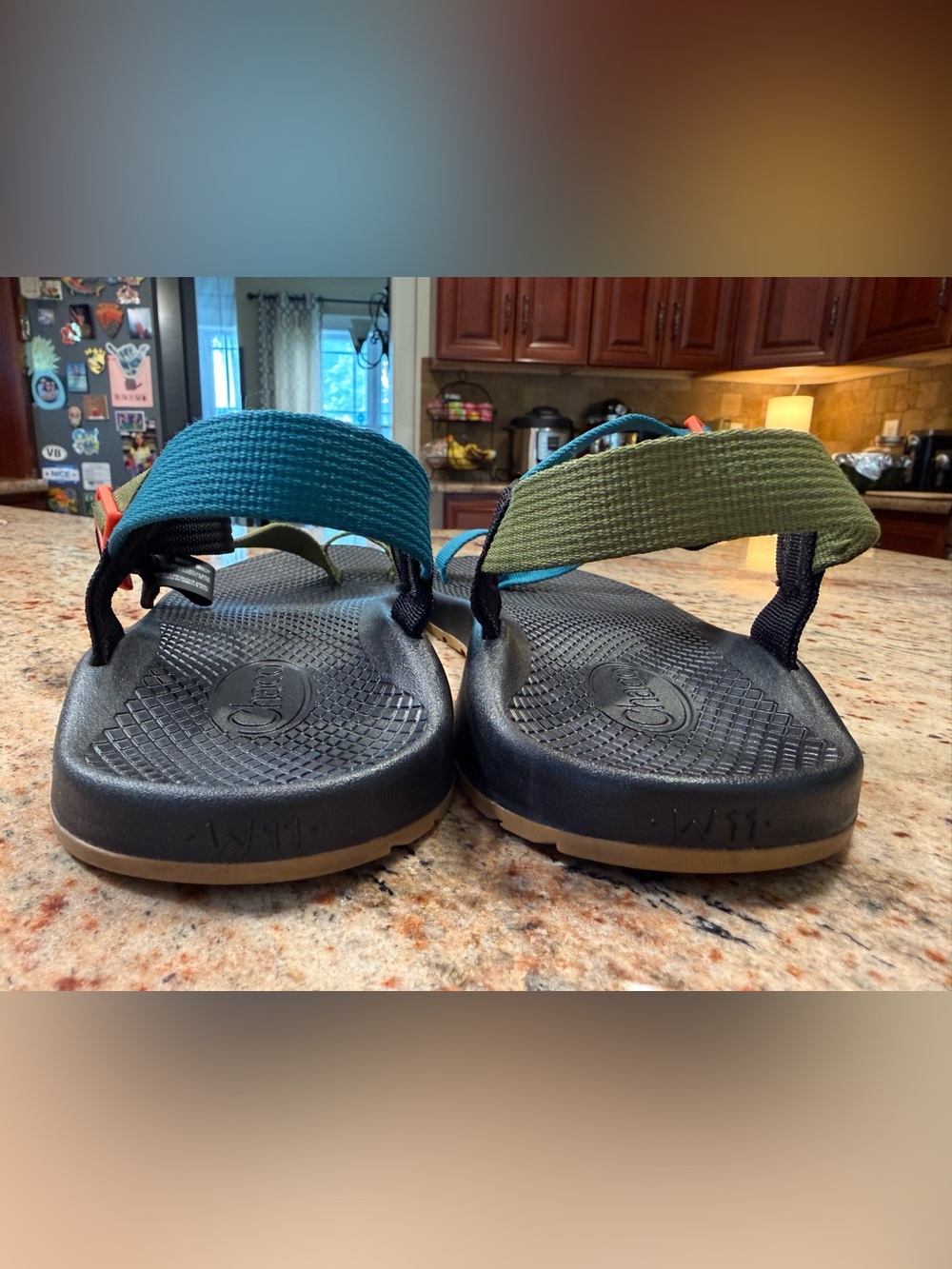 Chaco Bodhi Multicolor Toe Loop Strappy Sports Hiking Sandals Women’s Size 11 - Picture 9 of 14